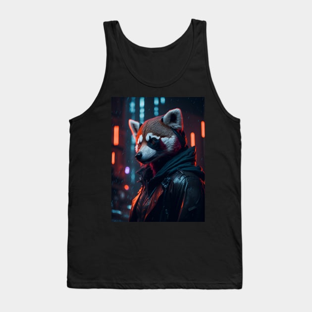 Red Panda Rain Rebel Tank Top by star trek fanart and more